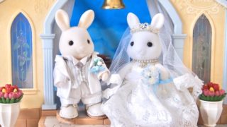 福袋売れ残りセール 白ウサギさんの結婚式 | PIKOのシルバニアハンドメイド記録 体長10cm - 30cm