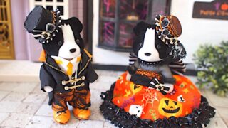 ハロウィンドレス&タキシード | PIKOのシルバニアハンドメイド記録