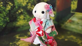 国内作家様ハンドメイド　ピンクの可愛いウサギさん 国内作家様ハンドメイド ピンクの可愛いウサギさん 国内作家様